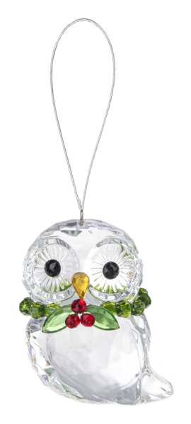 Ornament - Holiday Wreath Owl