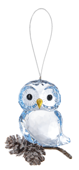 Ornament - Winter Pinecone Owl