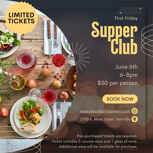 First Friday Supper Club