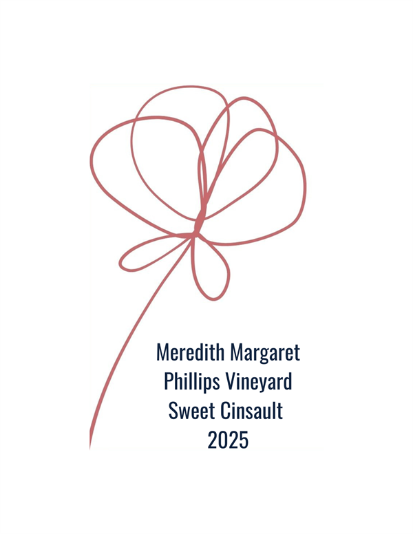 2025 Meredith Margaret Cinsault Sweet