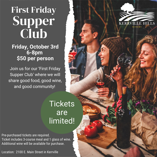 First Friday Supper Club
