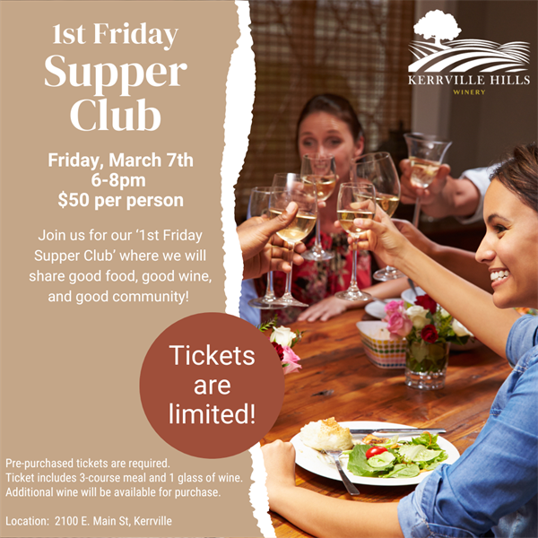 First Friday Supper Club