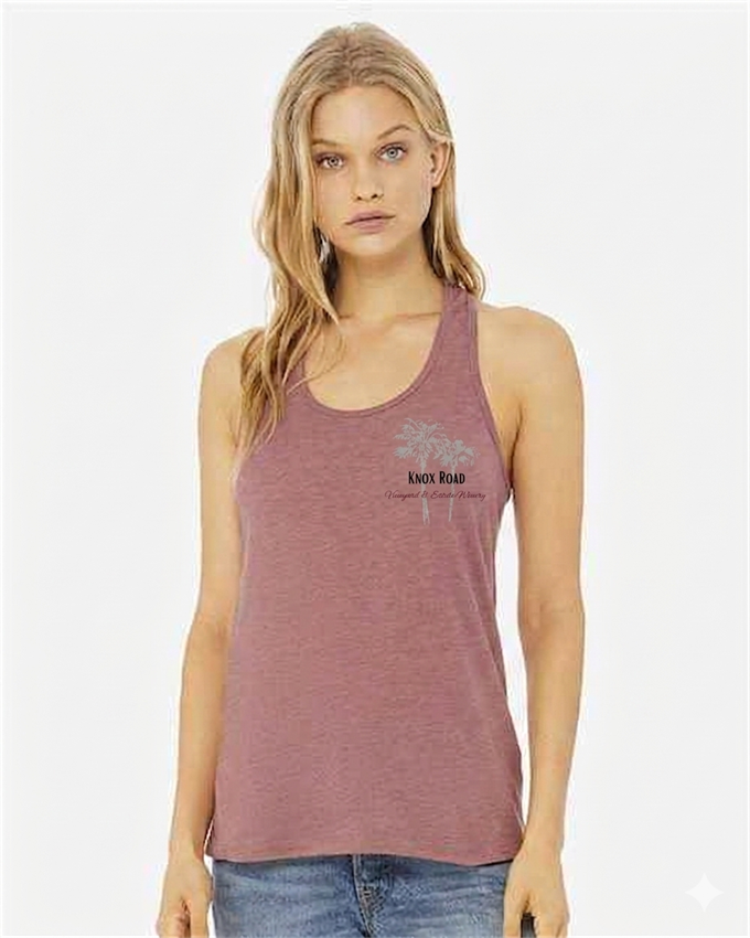 Women's Jersey Racerback Tank - Heathered Mauve (XL)