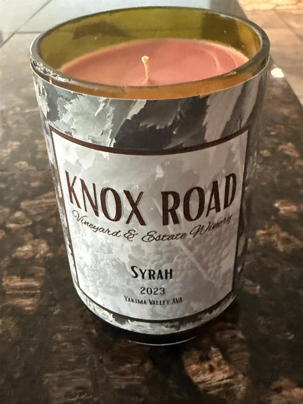 Cinder Rising Wine Bottle Candle