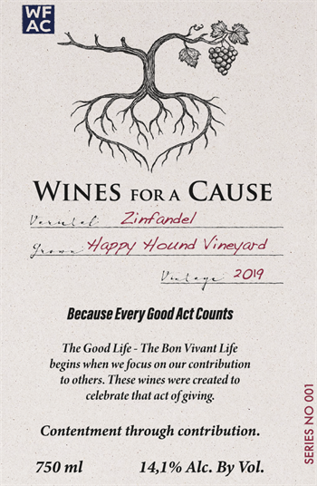 2019 Wines for a Cause Zinfandel - Case