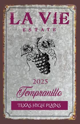 2025 La Vie Tempranillo