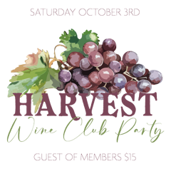 2026 Harvest Party: Wine Club Member Guest