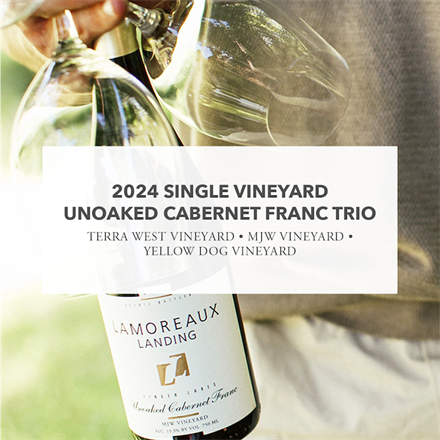 2024 Single Vineyard Unoaked Cabernet Franc Trio