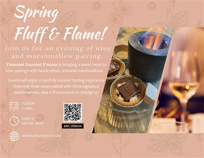 Fluff & Flame: A Spring S'more and Wine Experience