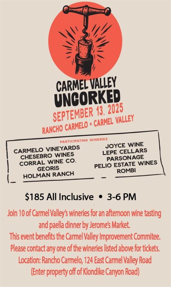Carmel Valley Uncorked Tickets