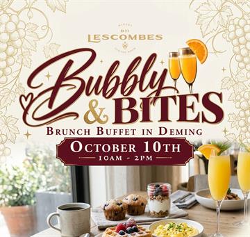 Bubbly & Bites Brunch Buffet - BUFFET ONLY - DEMING 10/10/26 10am-2pm