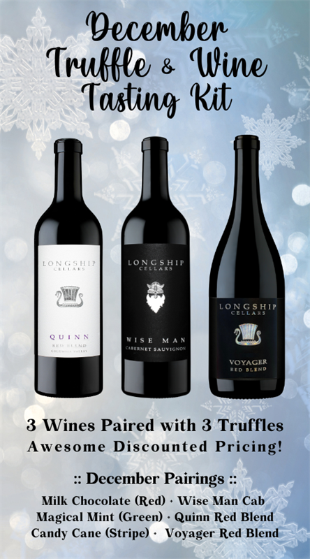 At Home Truffle + Wine Tasting Kit :: December