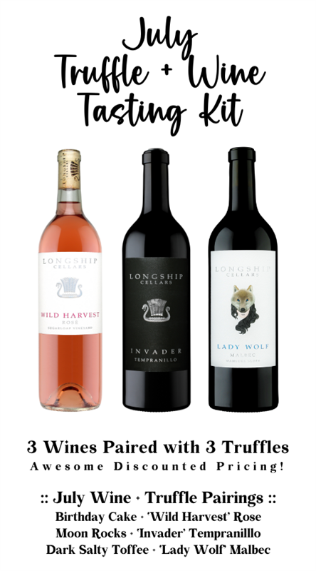 At Home Truffle + Wine Tasting Kit :: July