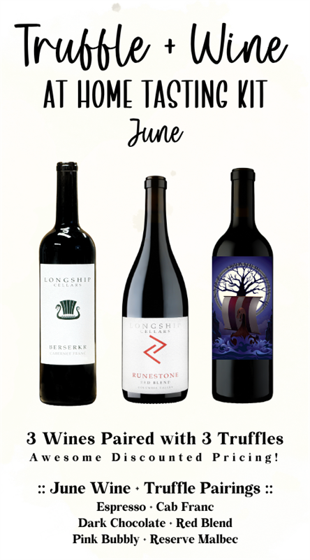 At Home Truffle + Wine Tasting Kit :: June