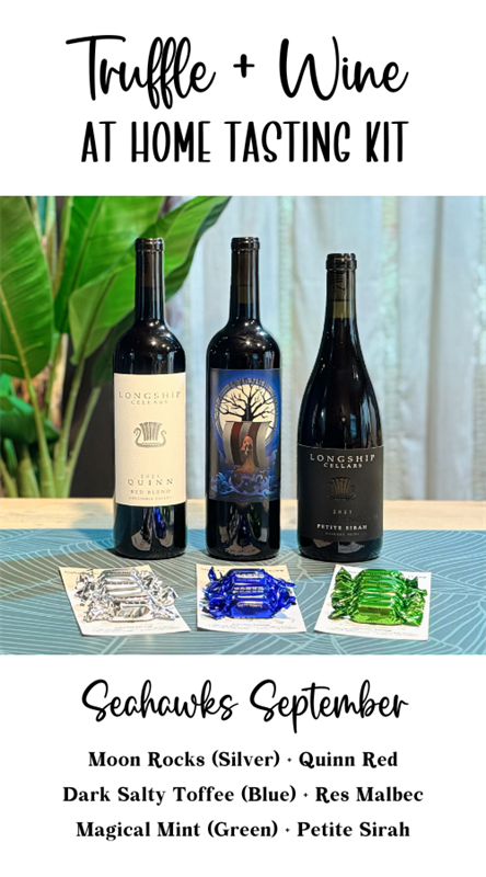 At Home Truffle + Wine Tasting Kit :: Seahawks September