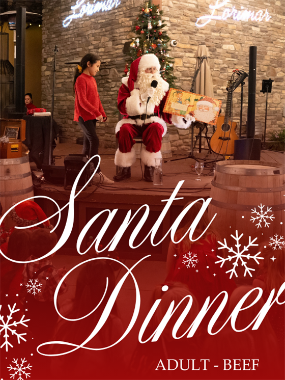 Santa Dinner - Adult - Beef