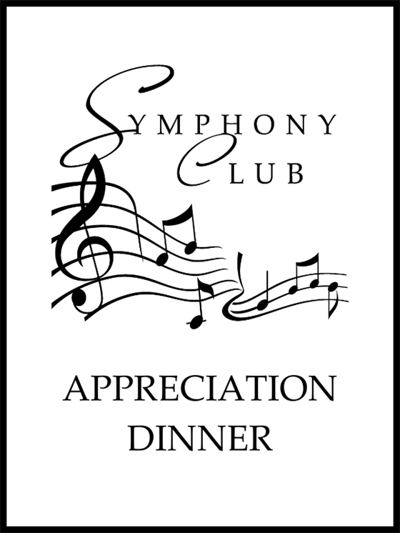 Symphony Appreciation Dinner - SUNDAY 6.14.26