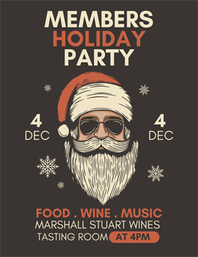 Members Holiday Party | December 4th | 4:00pm