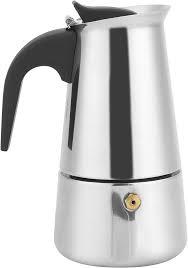 Espresso Maker - Stainless Steel - 4 Cup