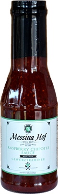 Raspberry Chipotle Sauce with Gewürztraminer