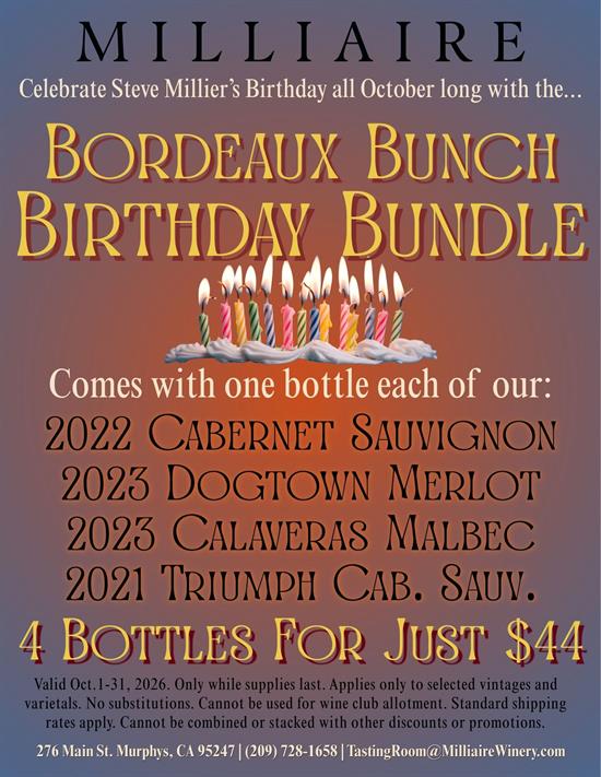 Bordeaux Bunch Birthday Bundle