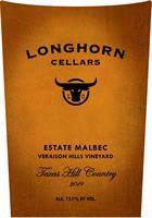 Longhorn Cellars Estate Malbec 2019