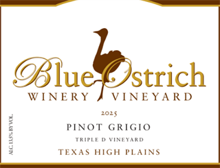 Blue Ostrich Winery Pinot Grigio 2025