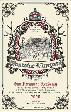 Pontotoc Vineyard San Fernando Academy, Estate 2021