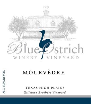 Blue Ostrich Winery 2022 Mourvedre