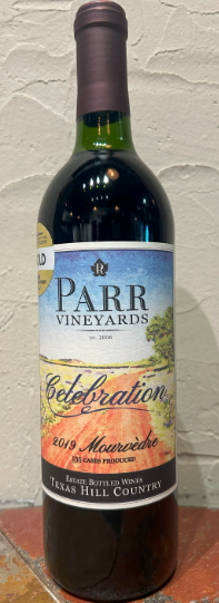 Parr Vineyards Mourvedre Celebration Estate 2019