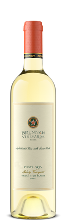 Brennan Vineyards Pinot Gris 2022, Texas High Plains