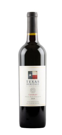 Texas Heritage Vineyard, Tannat 2018, White Rock Vineyard