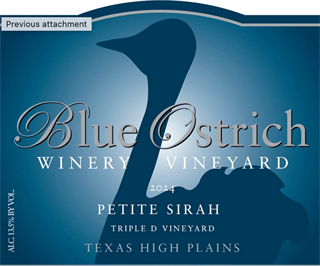 Blue Ostrich Winery Petite Sirah 2024