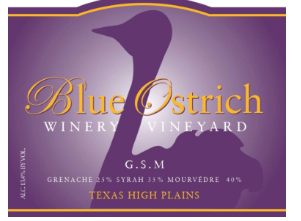 Blue Ostrich Winery GSM