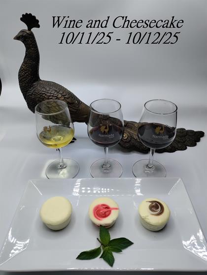 Cheesecake and wine tasting - October special