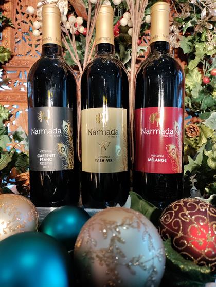 Christmas special 3 pack - reds Cabernet Franc Reserve, Yash-Vir, Melange