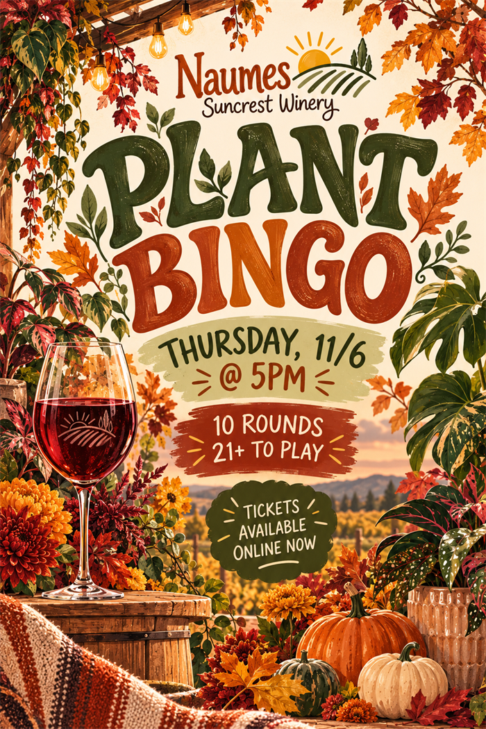 Plant Bingo Cards NOV 2026