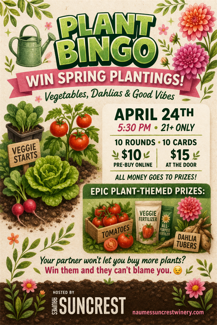 Plant Bingo Cards April 2026