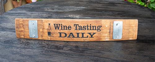 Wine & Craft Class - April 25 - Wine Stave Sign