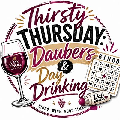 Thirsty Thursday Bingo & Wine - Dec 3
