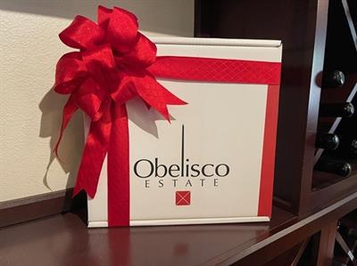 Holiday Gift Box #3 Includes Obelisco Wine Key, Wine Away, Repour Wine Savers, & Ornament, add 1 bottle of wine to your order.
