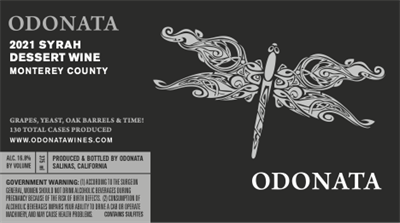 CASE (12 bottles) of 2021 Dessert Syrah