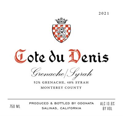 2021 Grenache/Syrah Cote du Denis