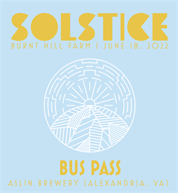 Bus Pass- Aslin Brewery (Alexandria, VA)