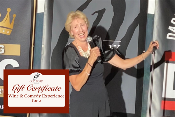 Wine & Comedy for 2 Certificate