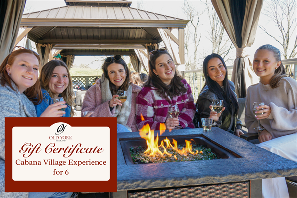 Cabana Village Experience for 6 Certificate