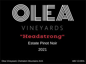 "Headstrong" Estate Pinot Noir