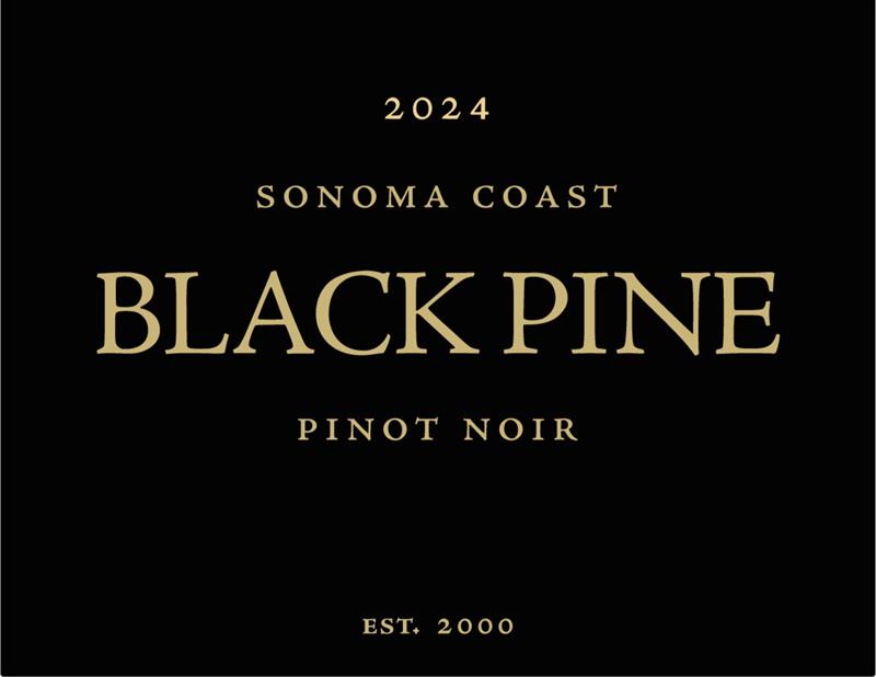 2024 Black Pine Pinot Noir, Sonoma Coast