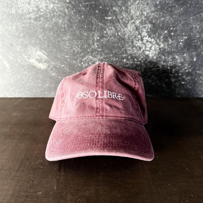Oso Libre Maroon Ball Cap