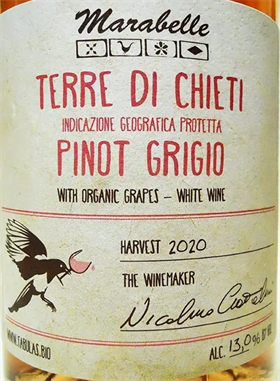 Marabelle Pinot Grigio, 2020